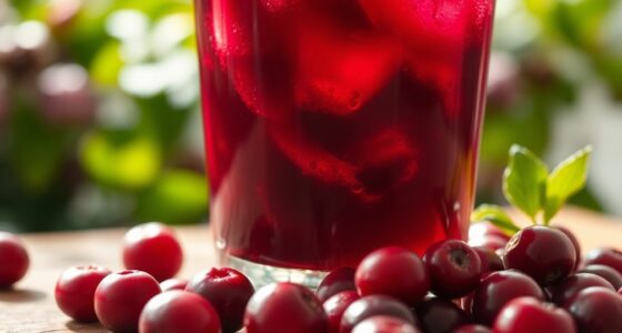 cranberry juice carbohydrate content