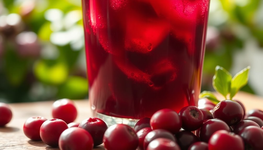 cranberry juice carbohydrate content