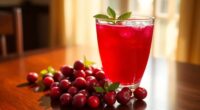 cranberry juice carbohydrate content