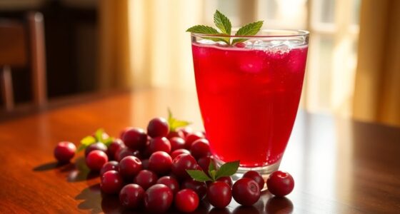 cranberry juice carbohydrate content