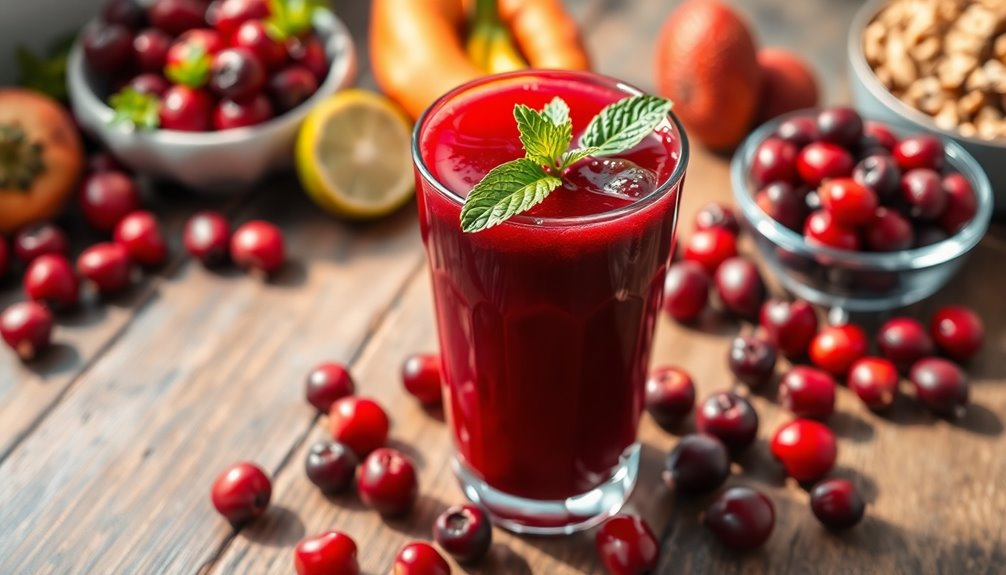 cranberry juice dietary ideas