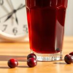 cranberry juice digestion time