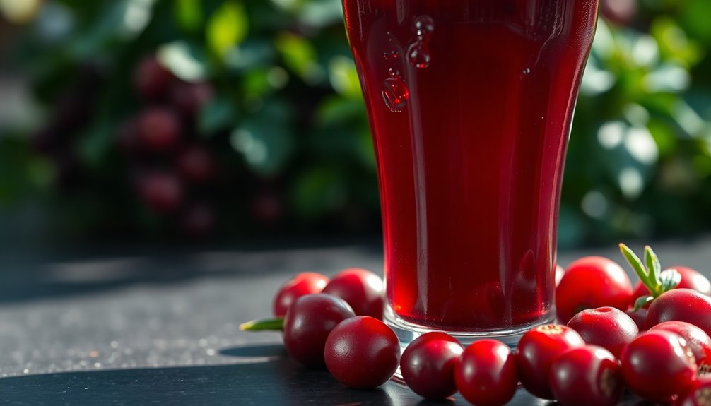 cranberry juice diuretic effects