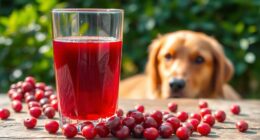 cranberry juice dosage for dogs