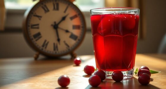 cranberry juice effectiveness timeline