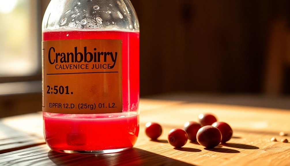 cranberry juice expiration safety