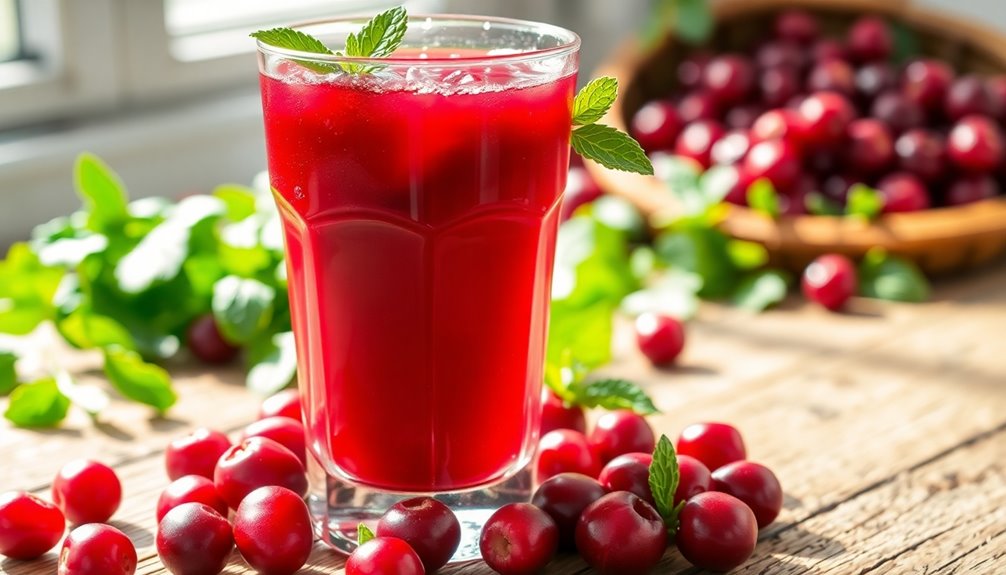 cranberry juice nutritional benefits