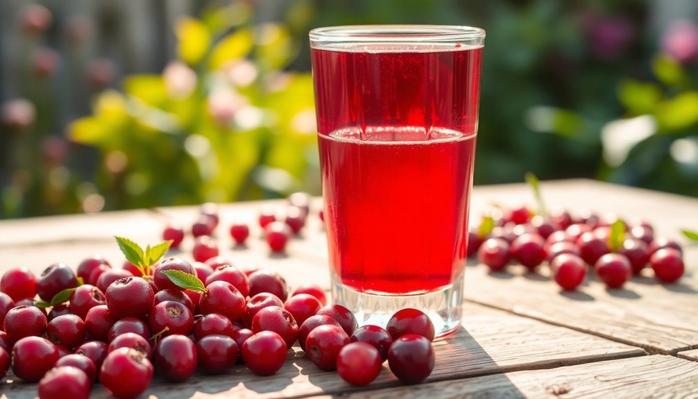 cranberry juice postmenopausal benefits