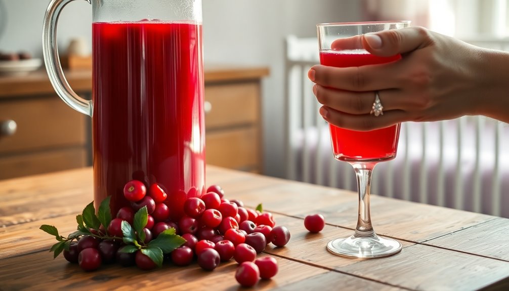 cranberry juice prevents infections