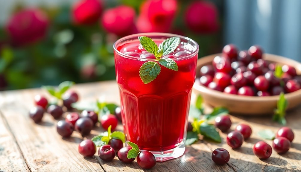 cranberry juice promotes urinary health