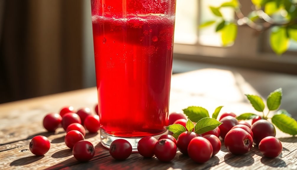 cranberry juice supports heart health