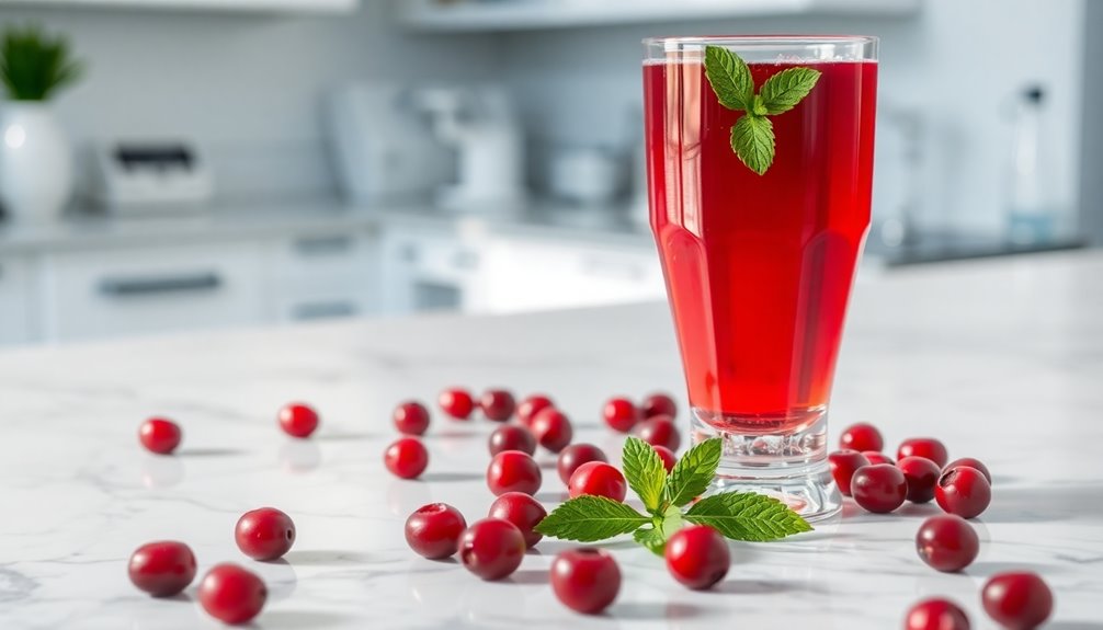 cranberry juice supports urinary health