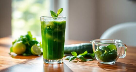 daily green juice intake