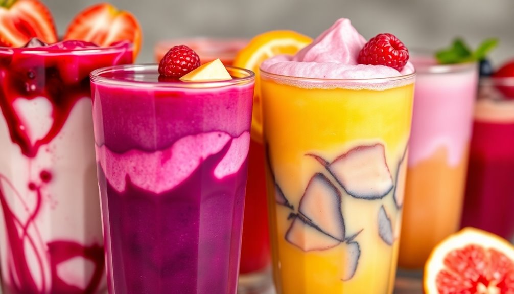 dessert inspired textured beverages