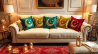 eid themed decorative cushions selection