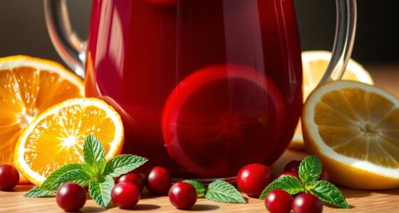 enhance cranberry juice flavor