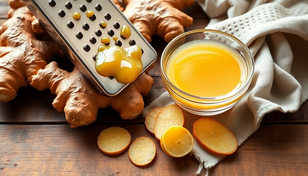 extract ginger juice manually