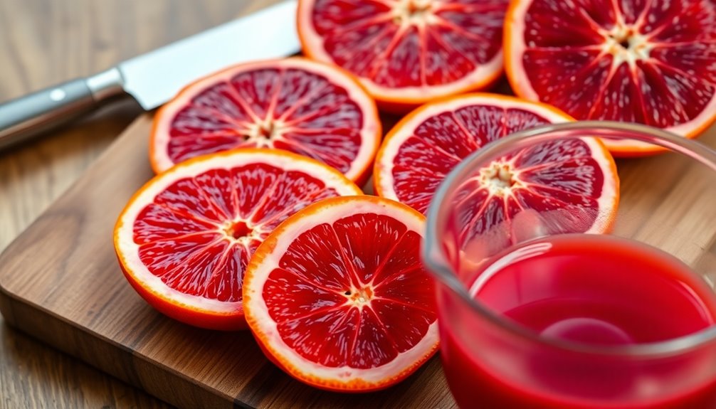 extract juice from blood oranges