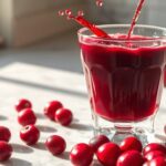 extracting juice from cranberries