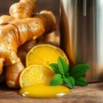 extracting juice from ginger