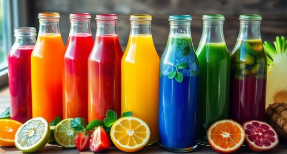 fresh cold pressed juice varieties