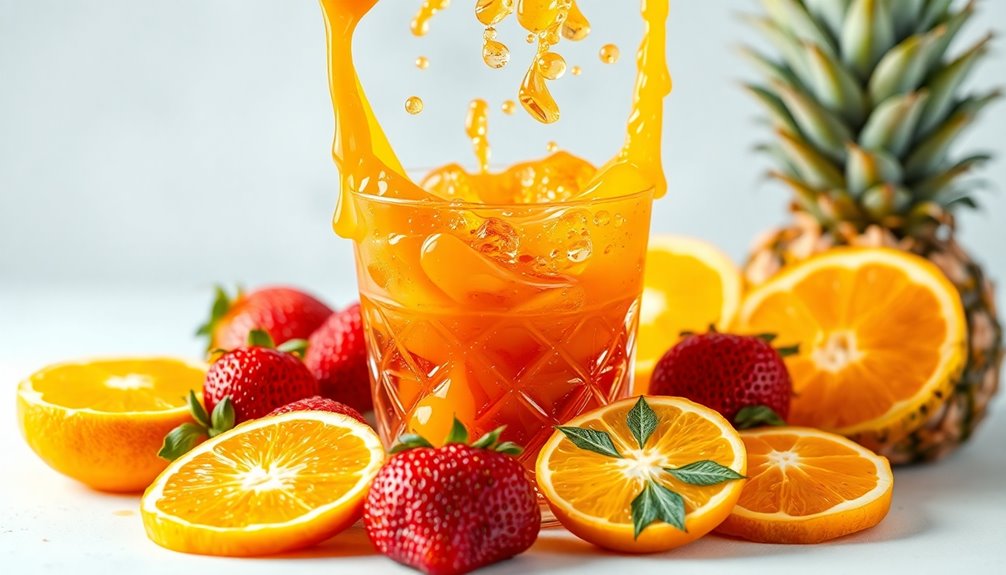 fresh juices aid hydration