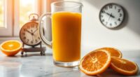 fresh orange juice shelf life