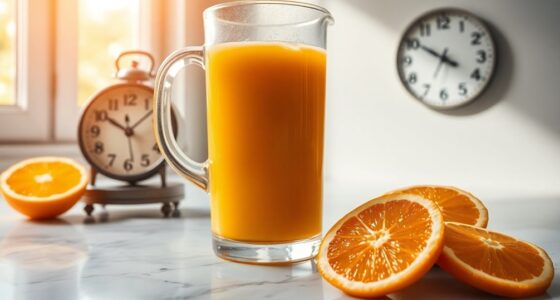 fresh orange juice shelf life