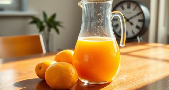 fresh orange juice shelf life