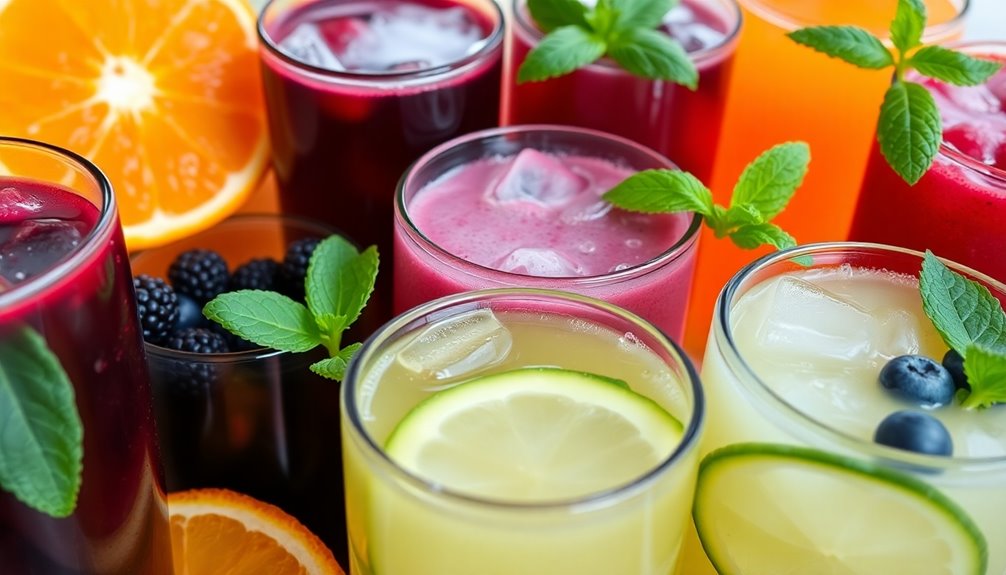 fresh seasonal fruit beverages