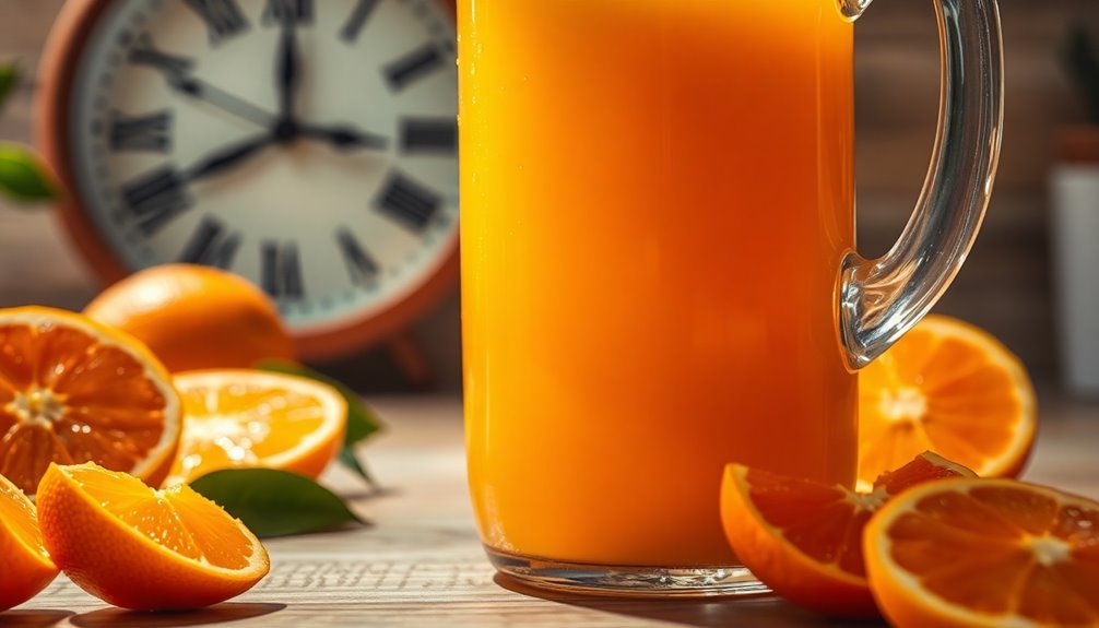 fresh squeezed orange juice lifespan