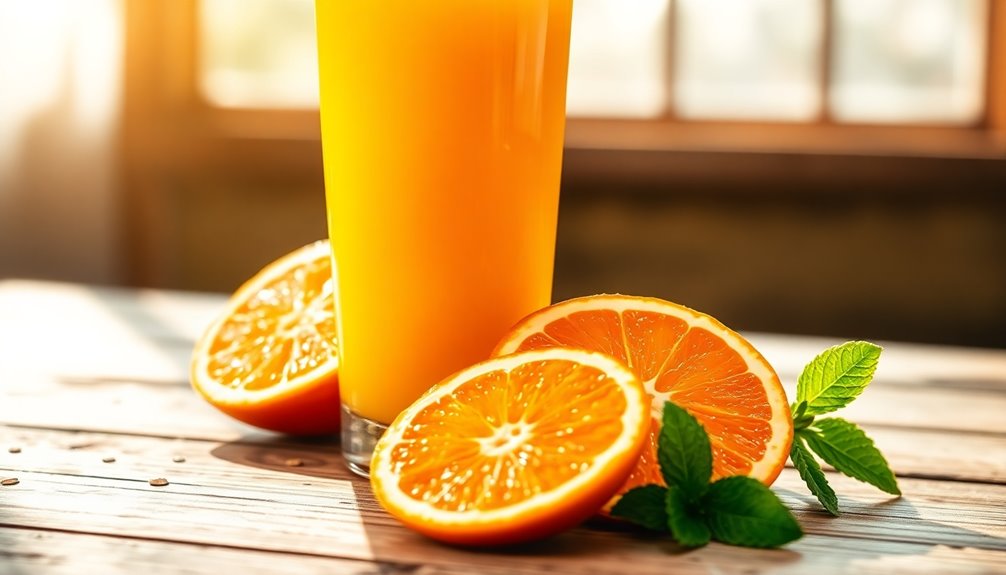 freshly squeezed citrus drink