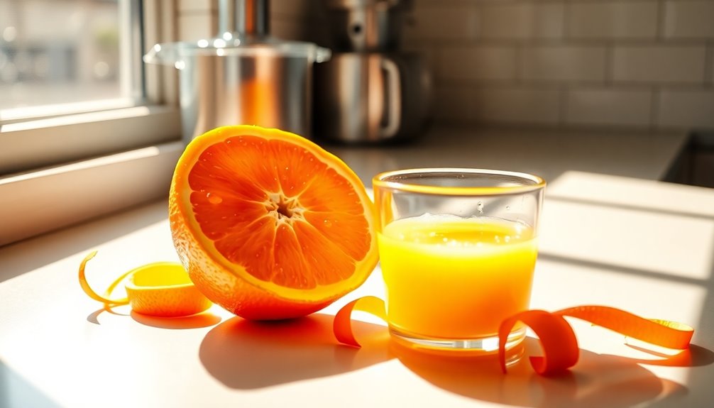 freshly squeezed orange juice