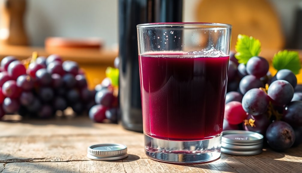 grape juice consumption safety