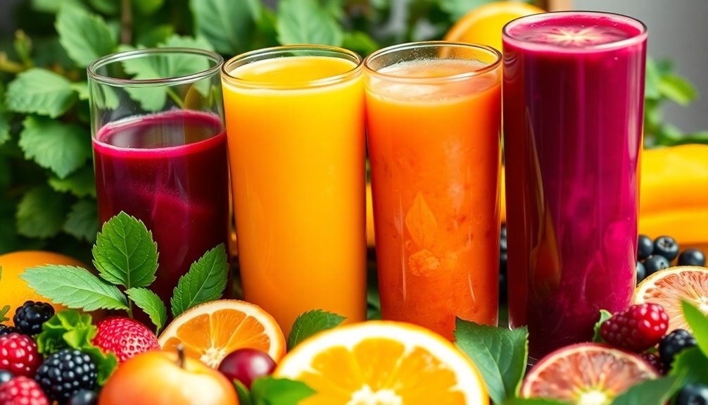 health boosting fruit juices