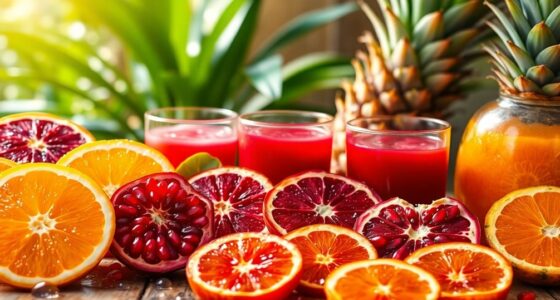 health boosting juice fruits