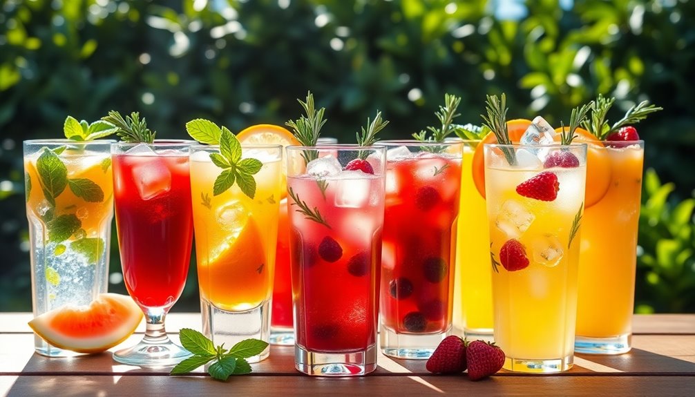 herbs enhance fruit juices