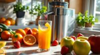 homemade fresh fruit juice