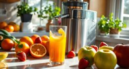 homemade fresh fruit juice