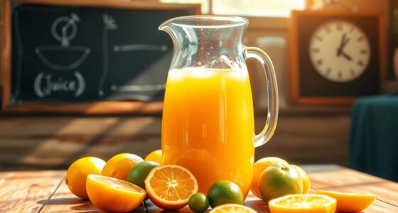 homemade juice shelf life