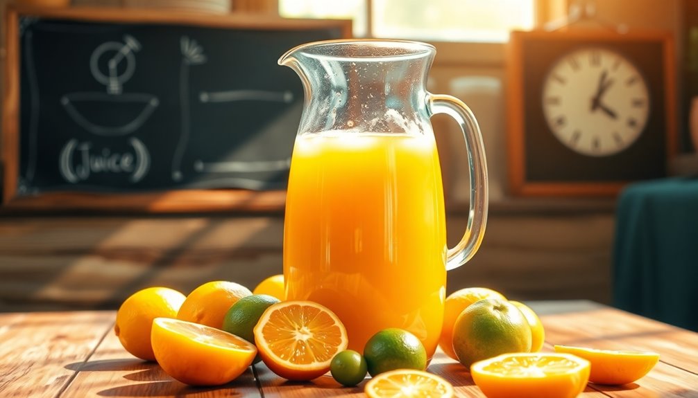 homemade juice shelf life