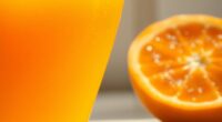 iron content in orange juice