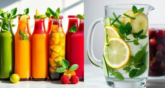 juice cleanse vs detox water