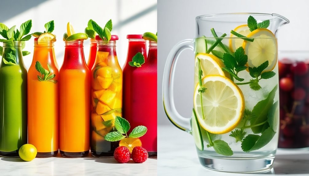 juice cleanse vs detox water