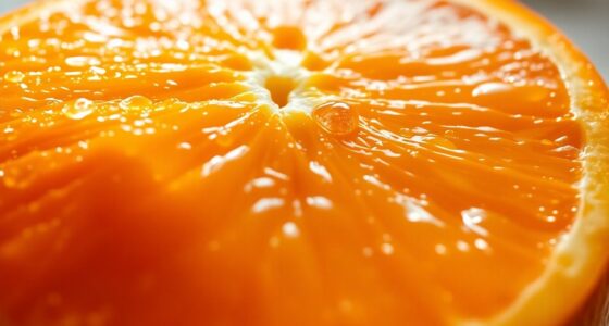 juice content in oranges