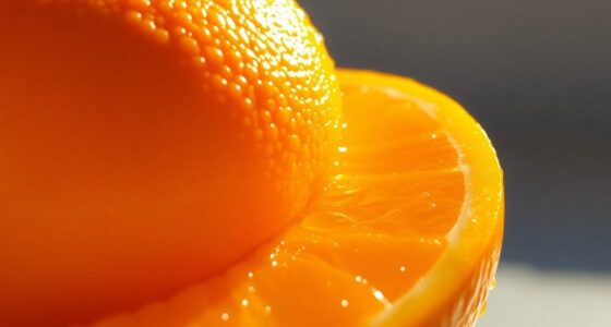 juice content in oranges