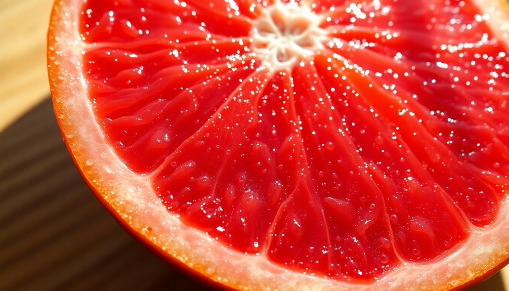 juice content of grapefruit