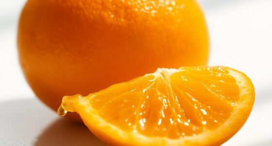 juice content of navel orange