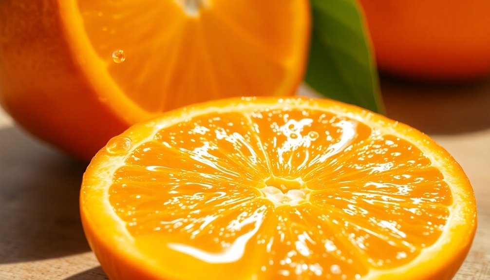 juice content of orange