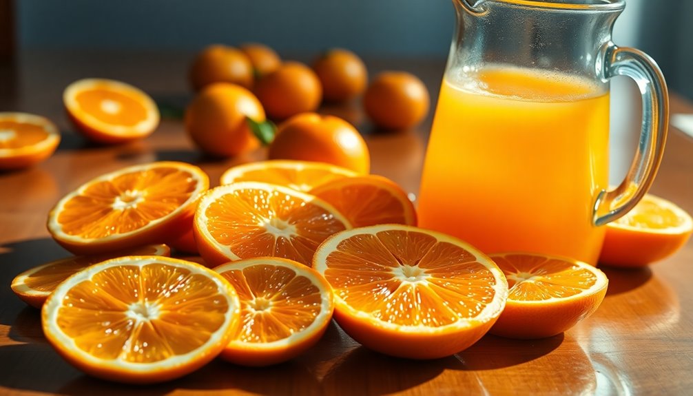 juice extraction from oranges